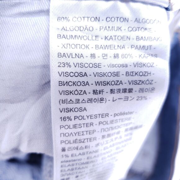 Levis 312 Jeans Denim Cotton Womens SZ 32 Blue Straight Stretch VTG Mid Rise 90s - Picture 9 of 11